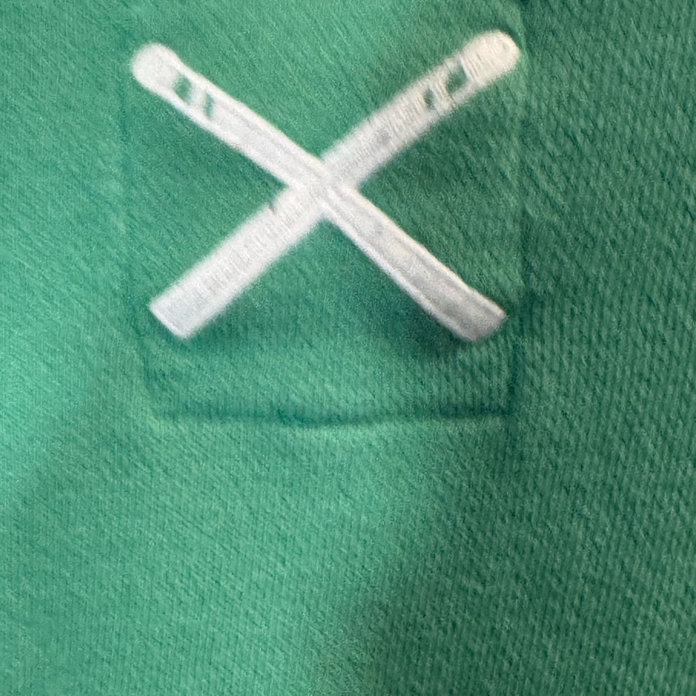 AERIE Ski Resort Green Crewneck Sweatshirt - Picture 8 of 9